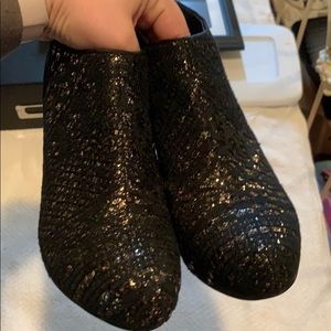 Booties with 4in heel